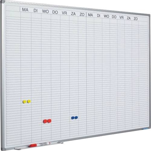 Planner magnetic dublu saptamanal SMIT, 90x120cm