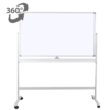 Whiteboard mobil cu doua fete OPTIMA 120x150cm